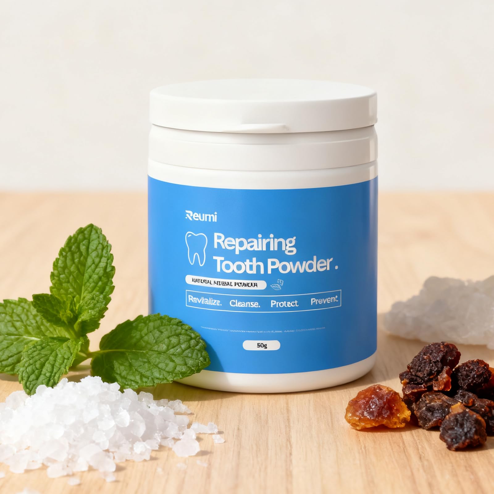 Reumi Tooth Repairing Powder 50g - Natural Remineralizing Powder