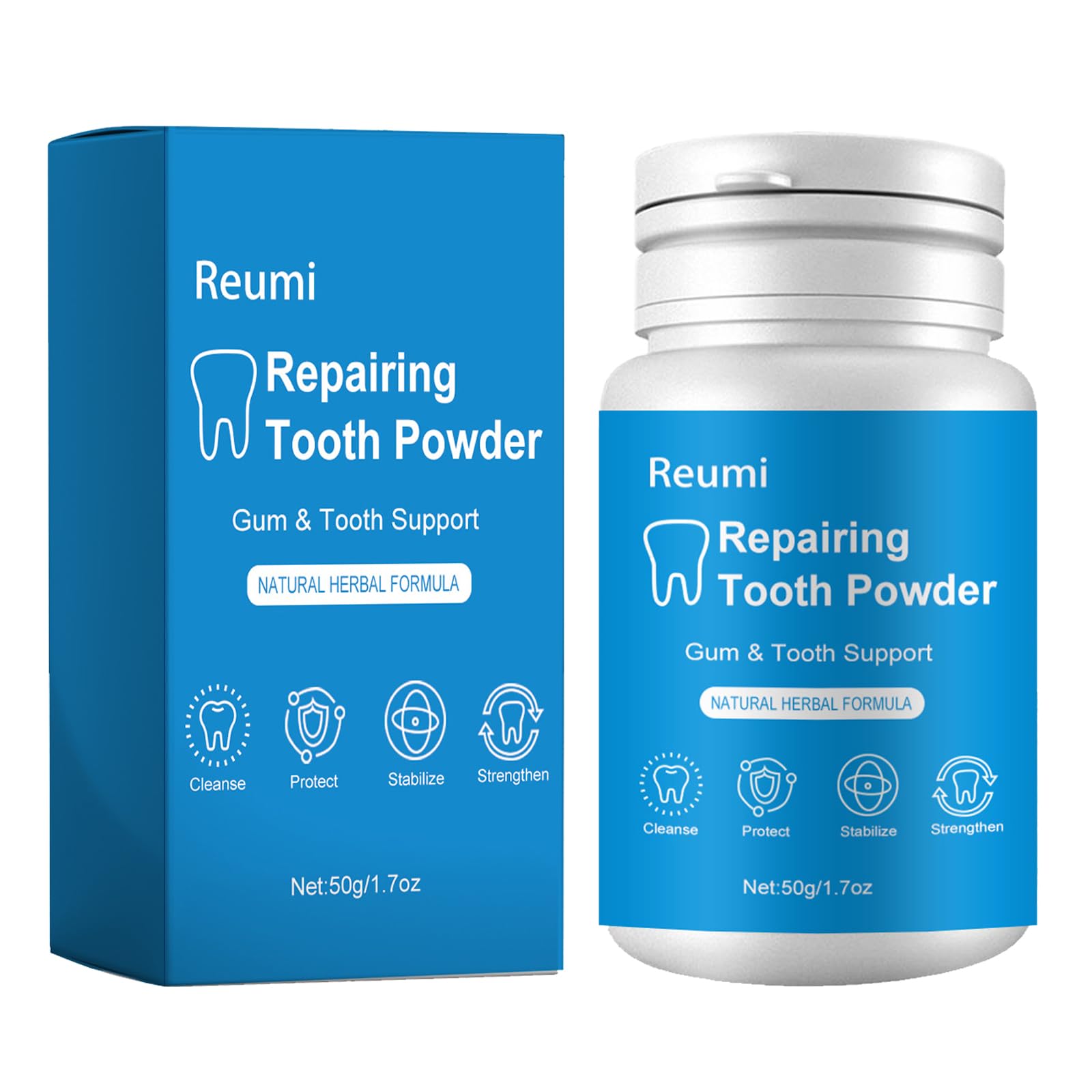 Reumi Tooth Repairing Powder 50g - Natural Remineralizing Powder