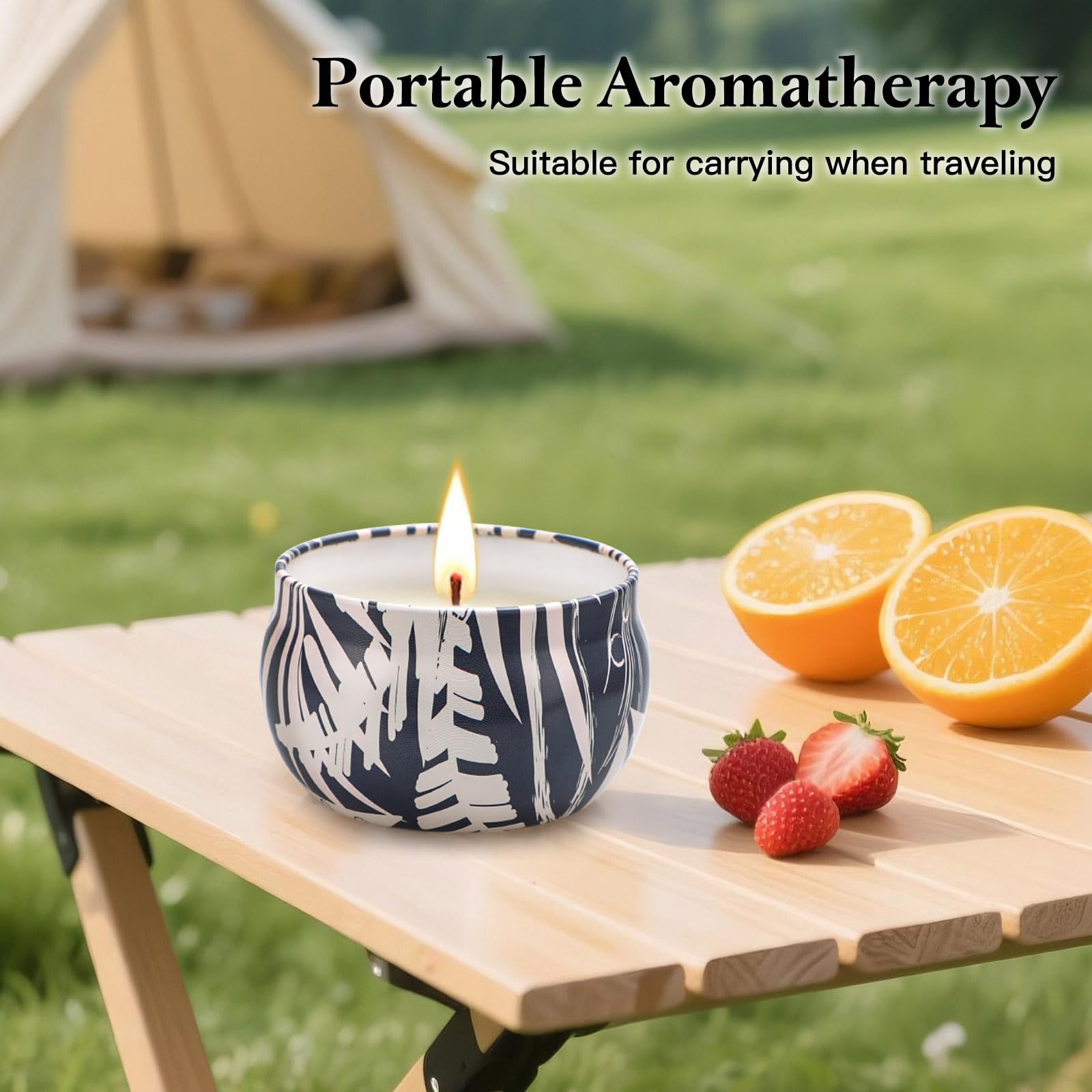 Christmas Scented Candles Gifts Set – 24 Pack Soy Wax Aromatherapy Candles