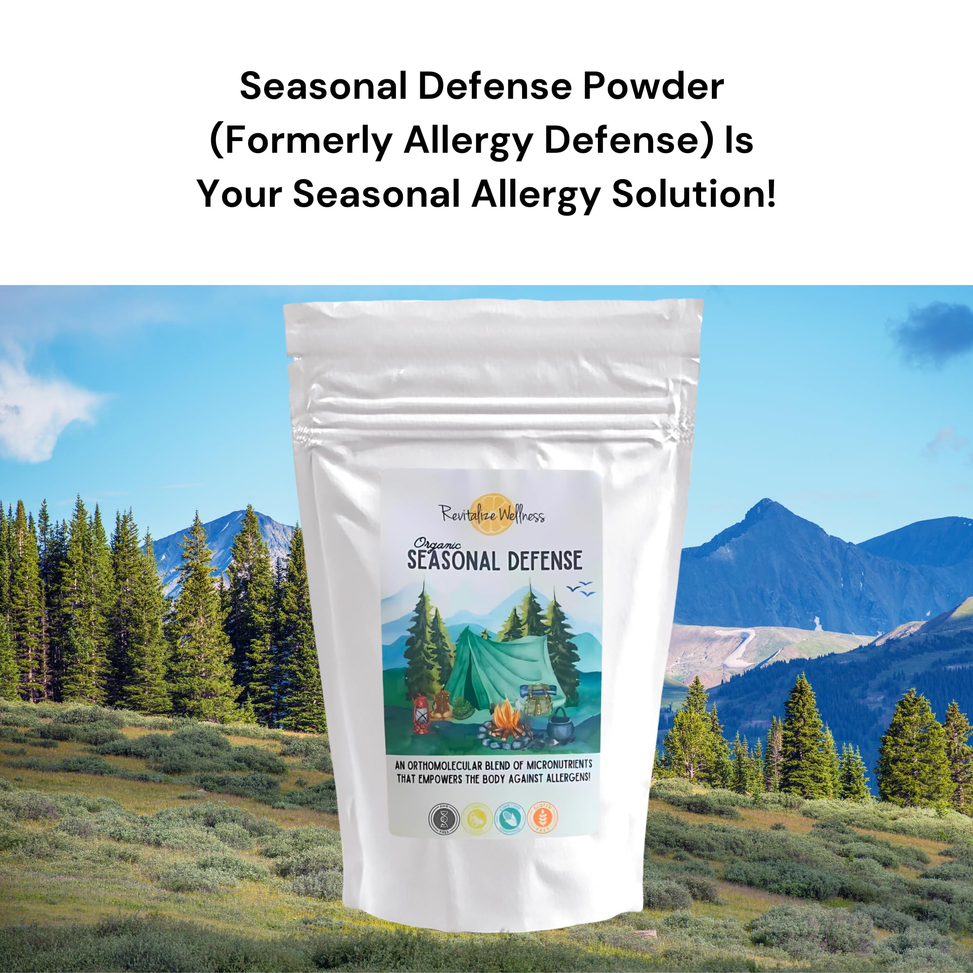 Revitalize Wellness Seasonal Defense Powder – Bromelain, NAC, Quercetin, Vitamin C | 30 Servings