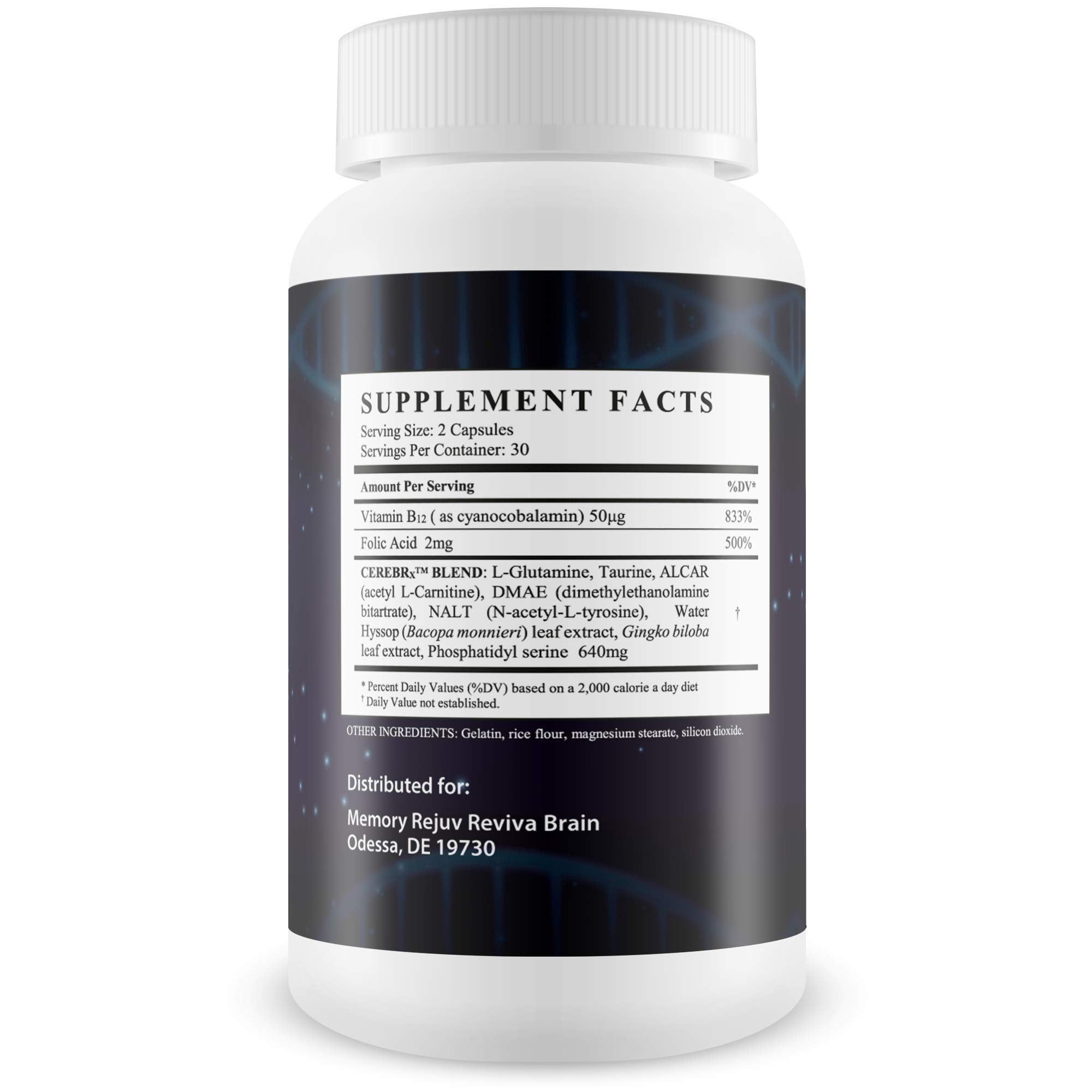 Reviva Brain Memory Rejuv | Advanced Cognitive Support for Focus, Memory & Clarity