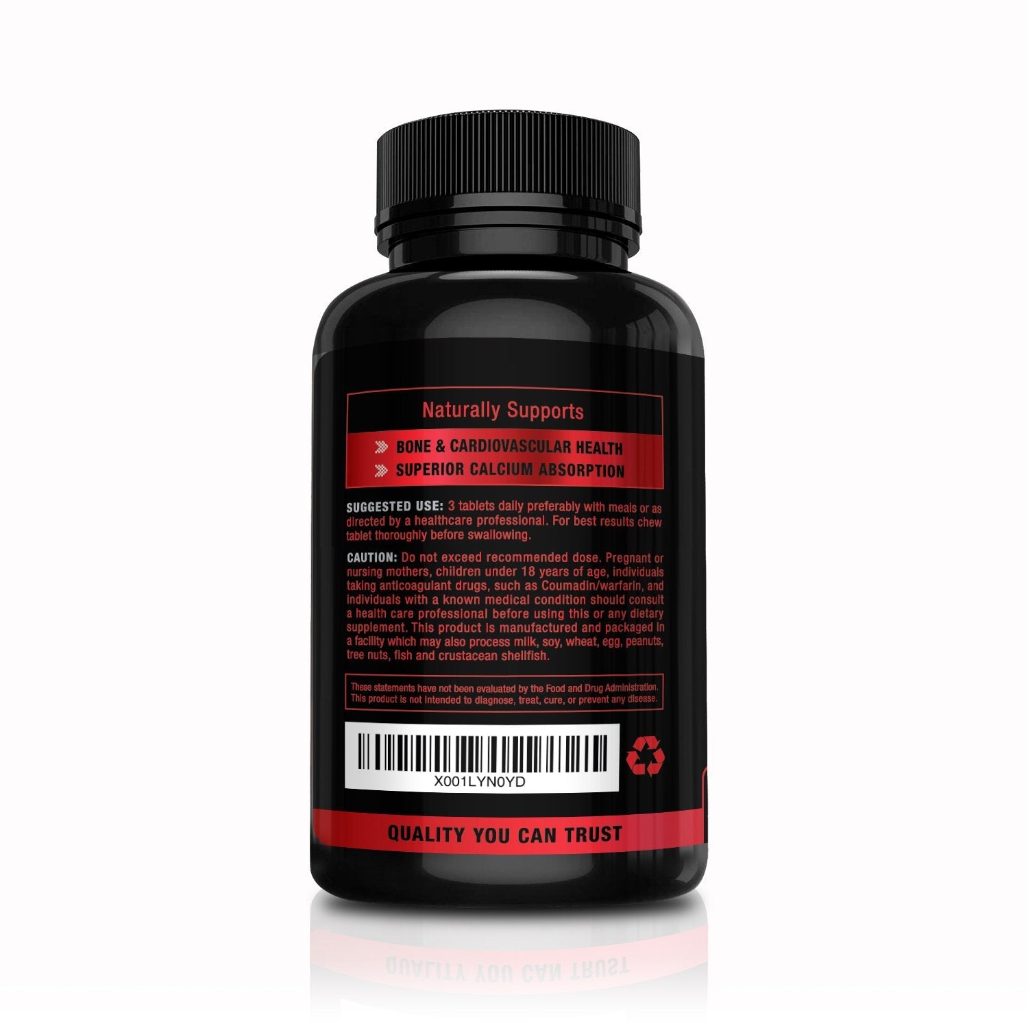 Revive Herbs Vitamin K2 D3 Cherry Chewables – MK7 75 mcg + D3 2000 IU for Bone & Heart Health | 90-Count