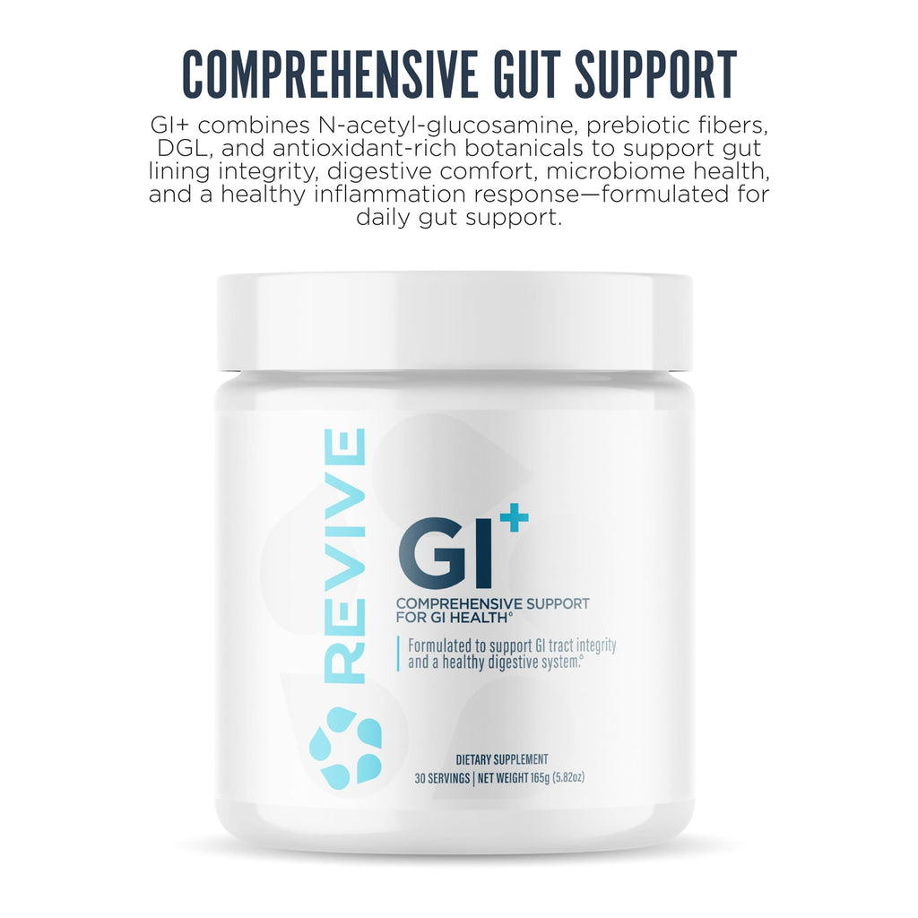 Revive MD GI Plus Digestive Health Supplement – 30 Servings, Gluten-Free, Gut Support