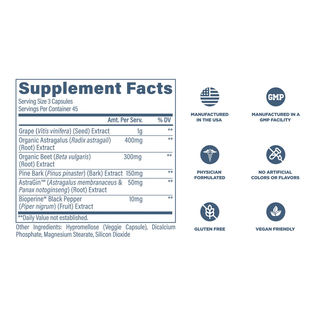 Revive MD Kidney Support – Plant-Based Kidney Detox Capsules | 135 Vegetarian Capsules (45 Servings)