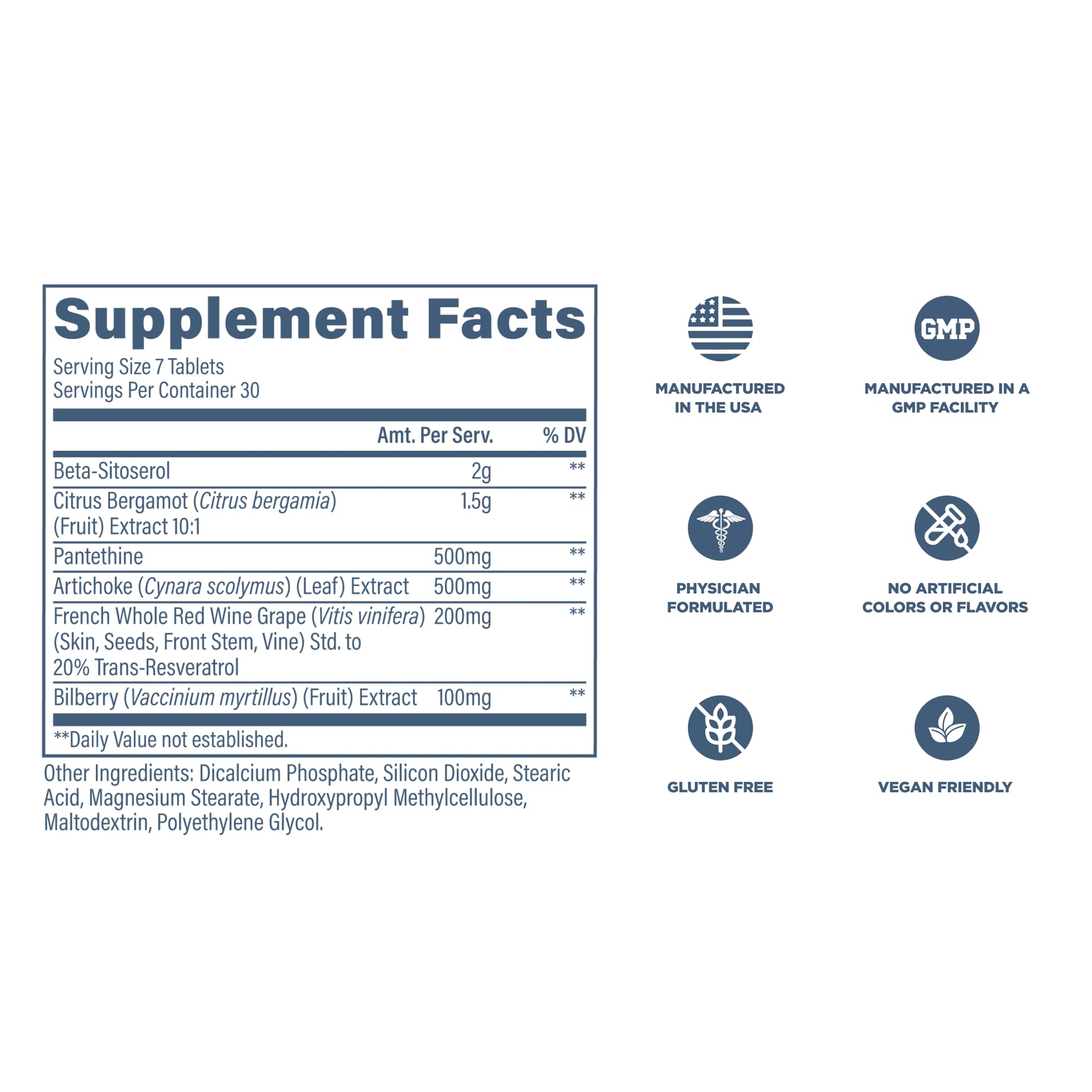Revive MD Lipid Support Formula – Healthy Cholesterol, Endothelial & Triglyceride Support (30 Servings)