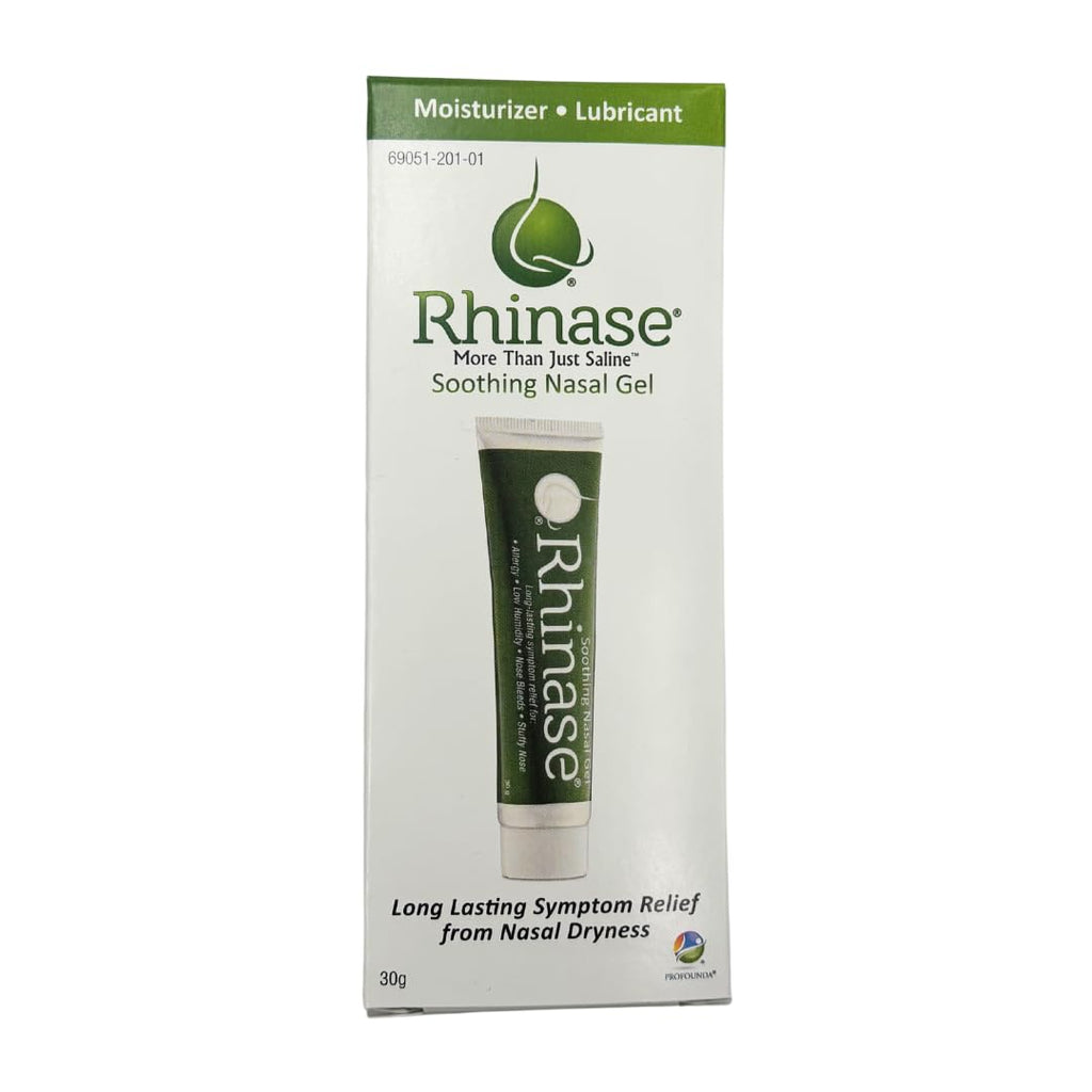 Rhinase Allergy Relief Nasal Gel – Dual Salt, Steroid-Free Moisturizing Gel (1 oz)