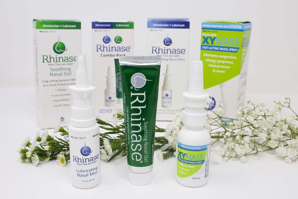 Rhinase Allergy Relief Nasal Gel – Dual Salt, Steroid-Free Moisturizing Gel (1 oz)