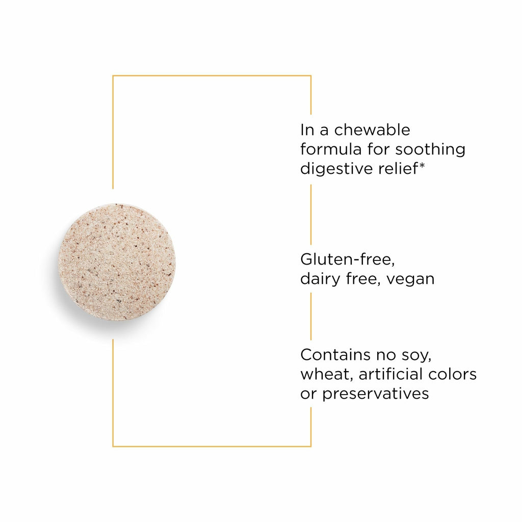 Rhizinate Digestive Support Chewables by Integrative Therapeutics | Vegan, Gluten-Free & Dairy-Free (100 Tabs, 33 Servings)
