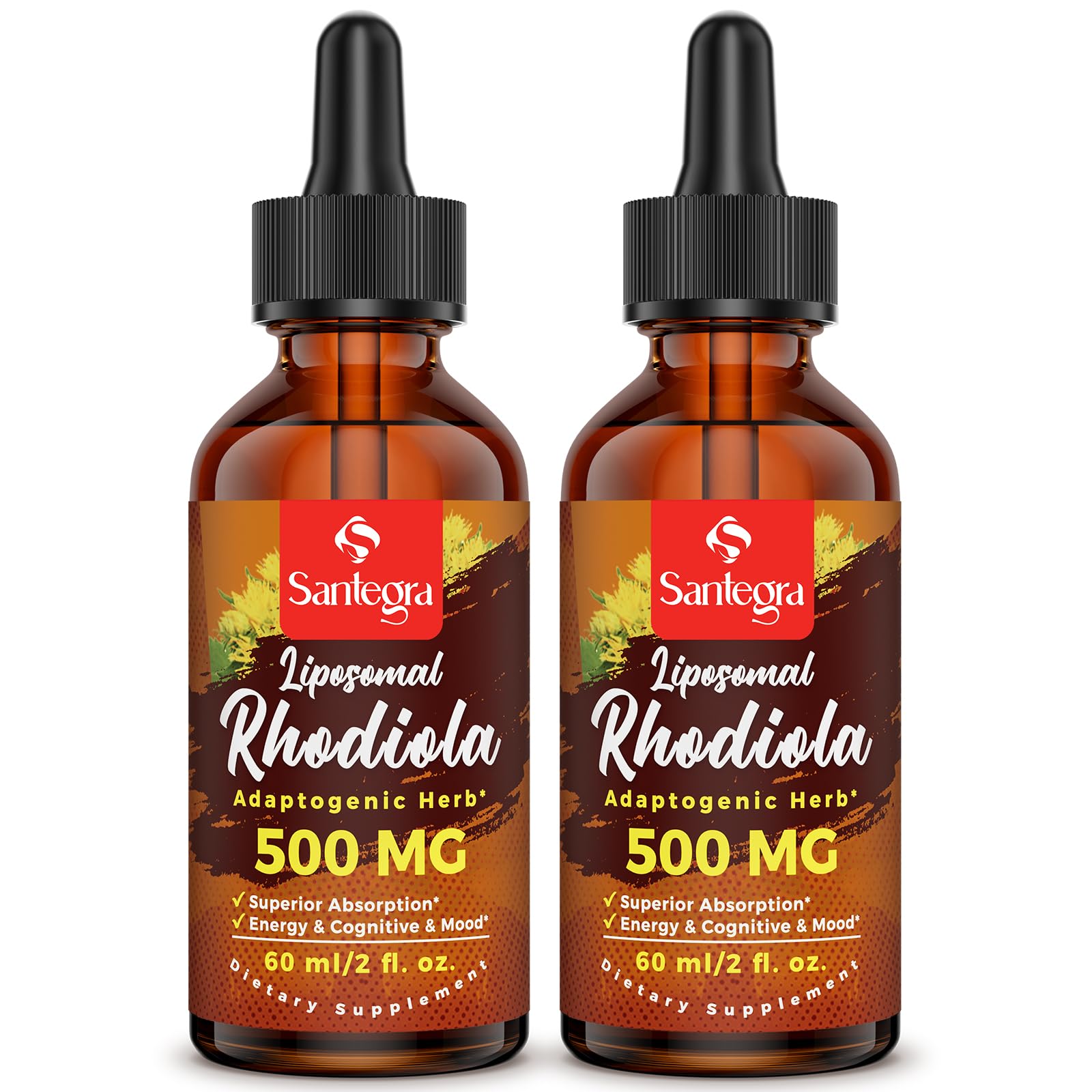57,000 MG Liposomal Rhodiola Rosea with Ashwagandha – Liquid 120 ml | High Absorption, Vegan & Sugar/Gluten-Free