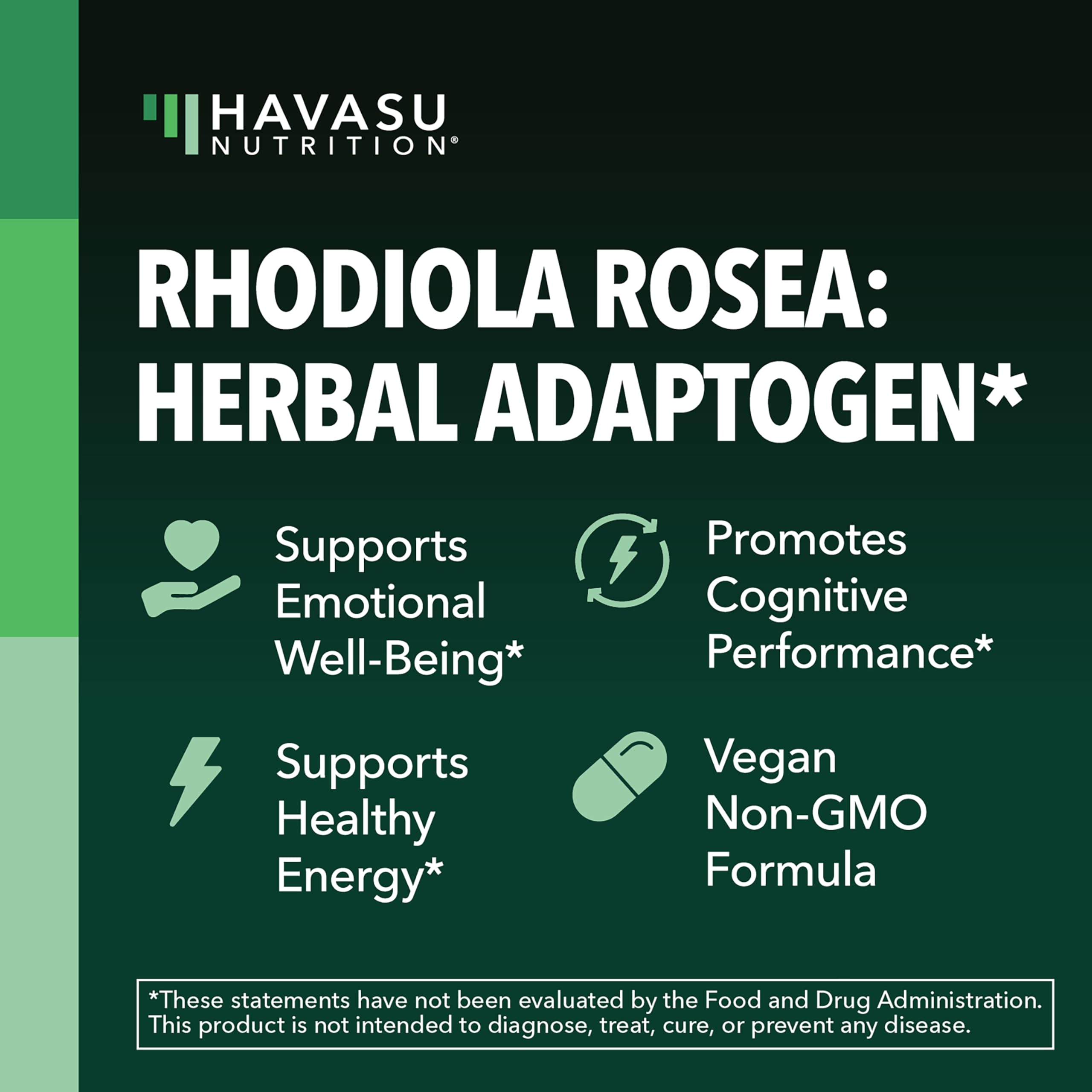 Rhodiola Rosea Supplement - 3% Salidrosides, 4-Month Supply