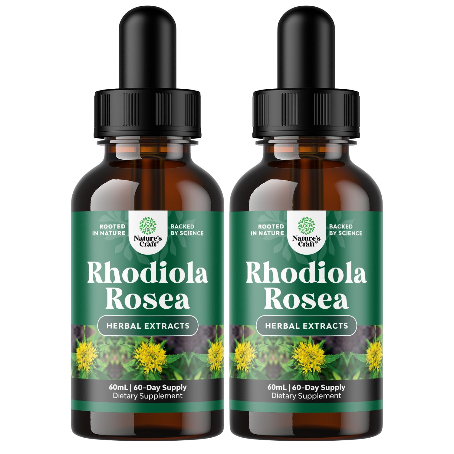 Rhodiola Rosea Tincture - High Potency for Stress & Mood (120 Servings)