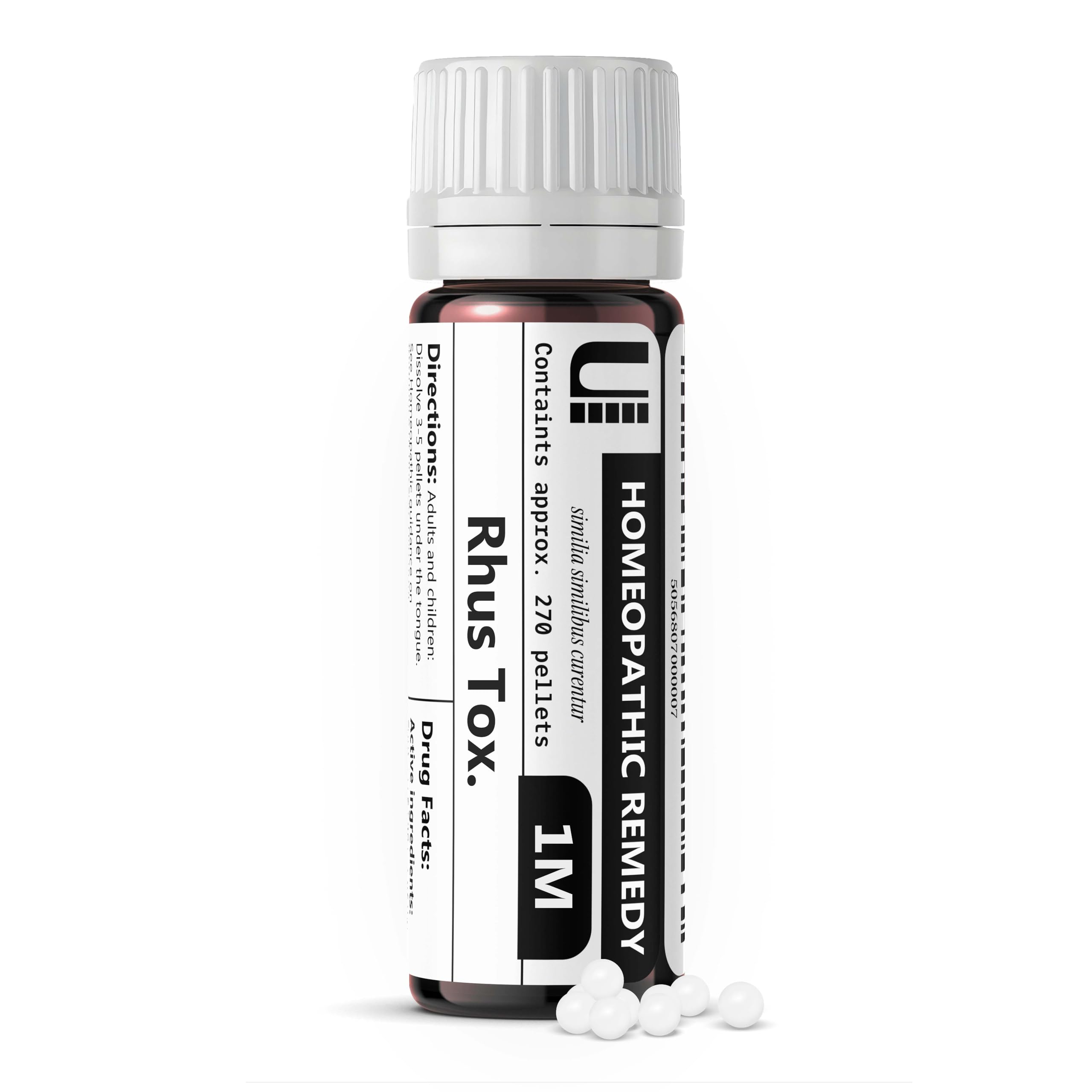 Rhus Toxicodendron 1M Homeopathic Remedy - 270 Pellets (Lactose-Free)