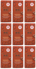 9 x Rhythm 108 Hazelnut Truffle Tablet M'lk Choc - 100g