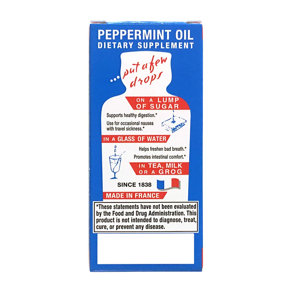 Ricqles Peppermint Oil Dietary Supplement — Digestive Support (3 Bottles, 1.69 fl oz each)