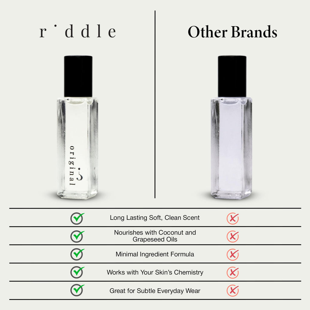 Riddle Original Roll-On Pheromone Perfume Made in USA | Cruelty-Free