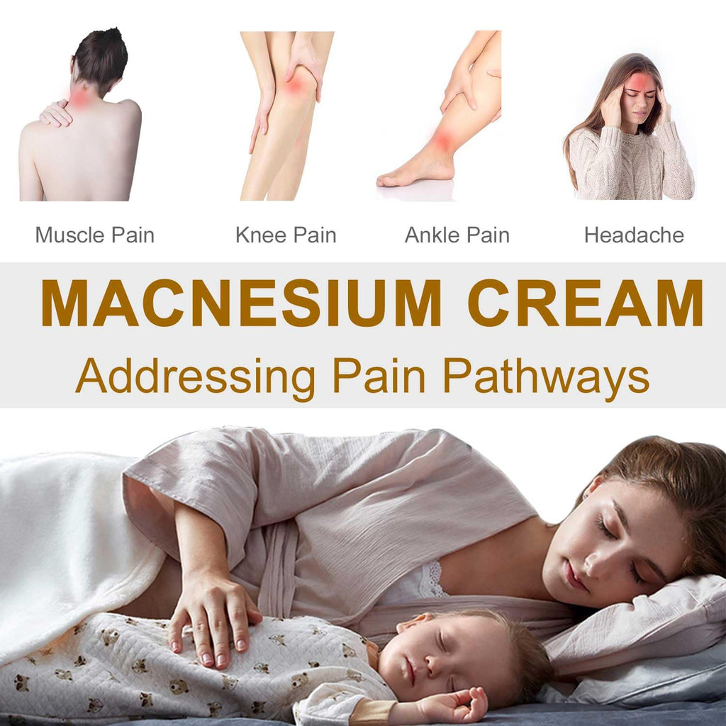 RIGBOO Magnesium Cream for Sleep – Fast-Absorbing Sleep Lotion (Vanilla)