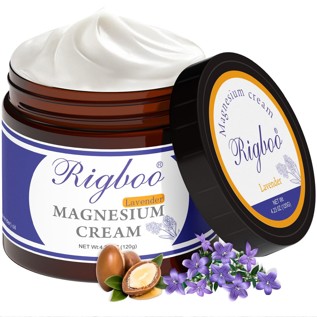 RIGBOO Magnesium Lotion – Sleep & Muscle Relief (Lavender)