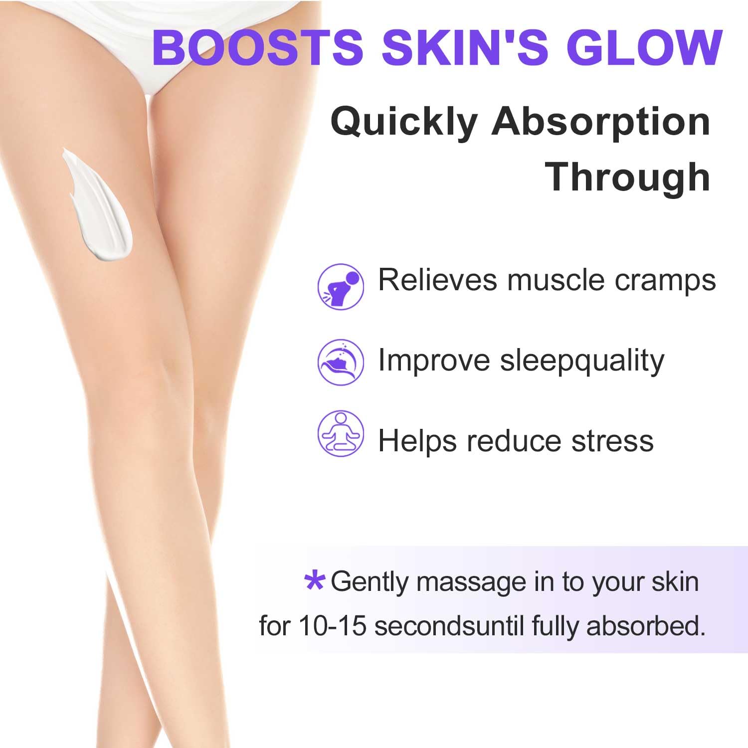 RIGBOO Magnesium Lotion – Sleep & Muscle Relief (Lavender)
