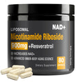 RiRywony Health NAD Supplement – NAD+ with NR, Resveratrol & Quercetin 900mg (80 capsules)