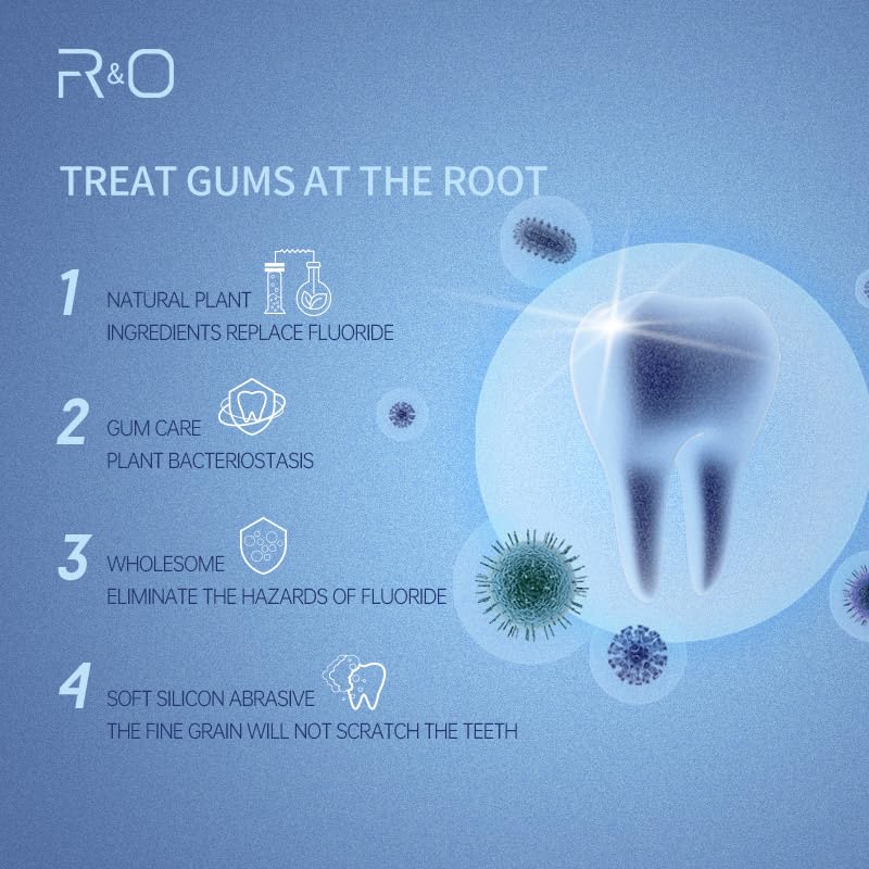 R&O Ageratum Bamboo Charcoal Whitening Toothpaste – 3.53 oz