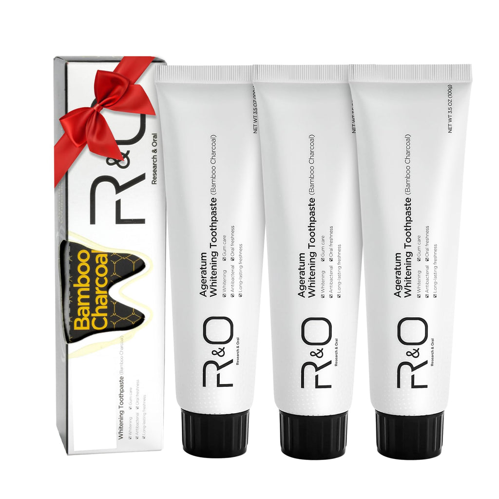 R&O Ageratum Bamboo Charcoal Whitening Toothpaste – 3.53 oz