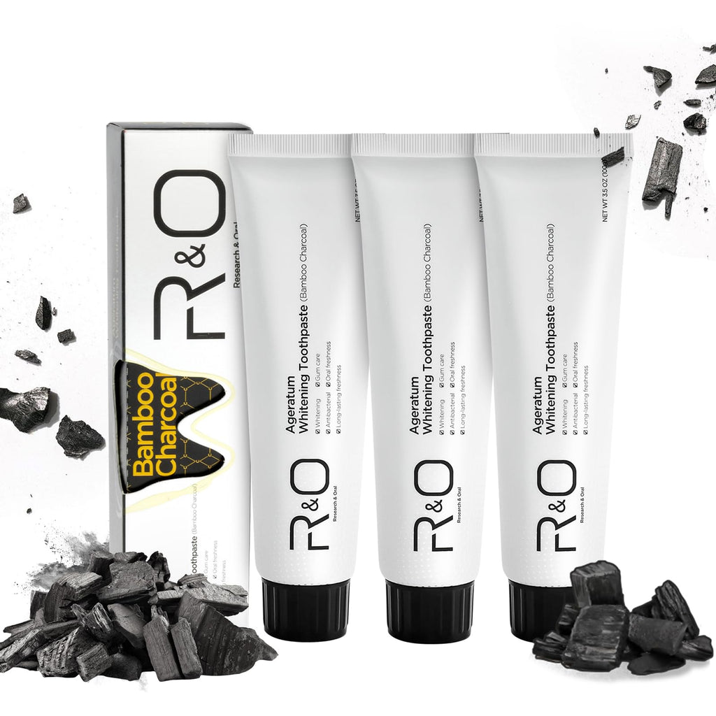 R&O Ageratum Bamboo Charcoal Whitening Toothpaste – 3.53 oz