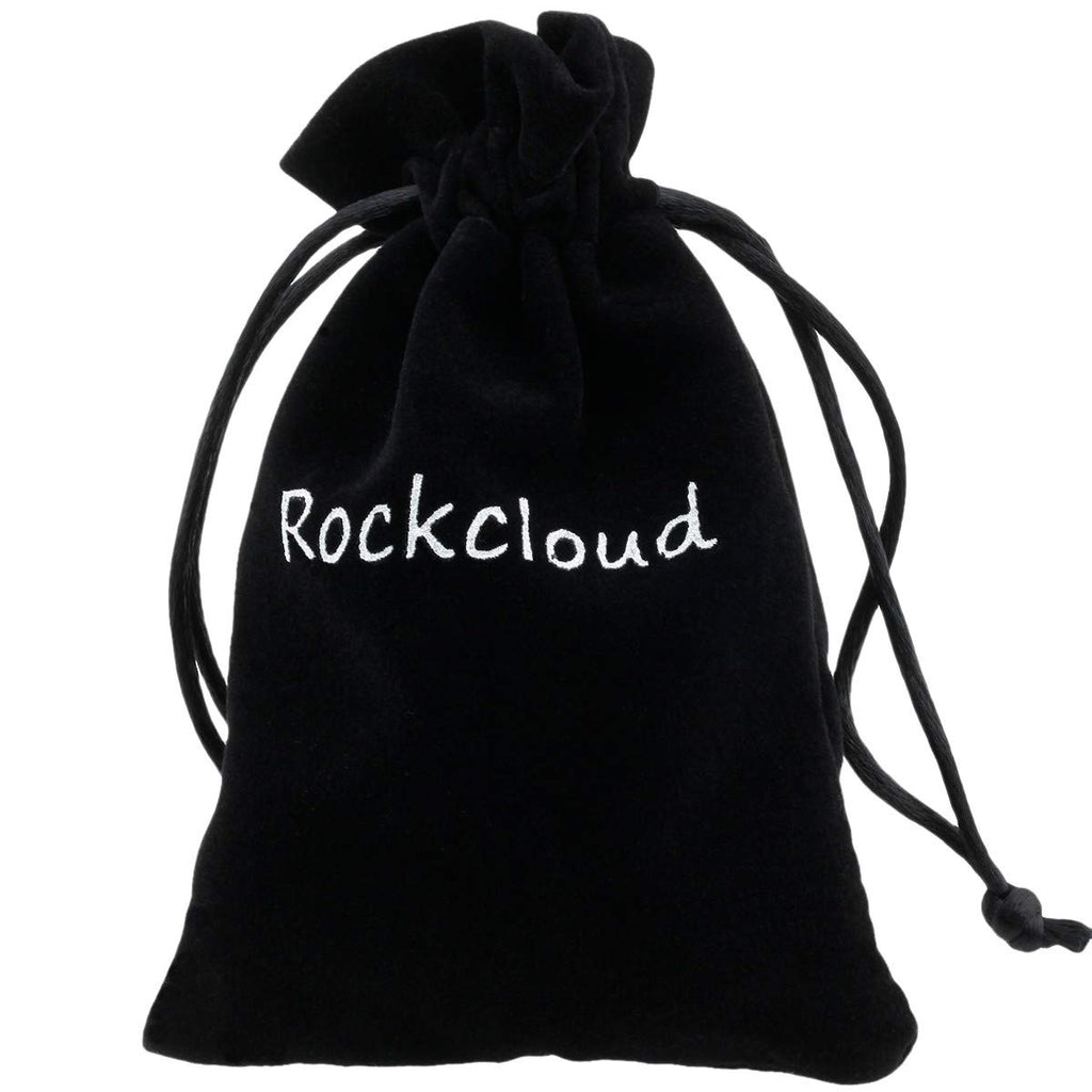 rockcloud Colorful Lava Rock Heart Pocket Stones – 10 Pcs Aromatherapy Diffuser Set