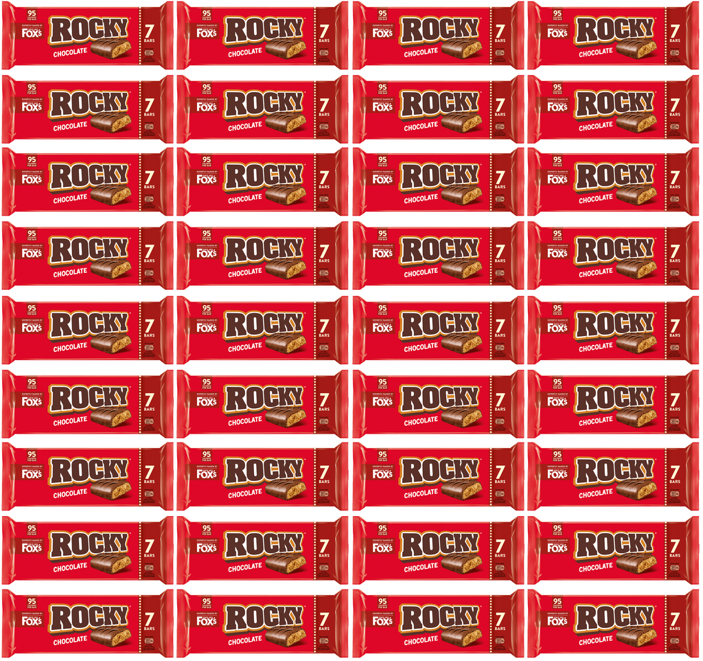 36 x Foxs Rocky Chocolate 7pk - 7 PACK