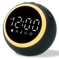 Rohent Alarm Clock with White Noise – 30 Sounds, 10 Wake-Up Tones, 32 Volume, Memory (Black)