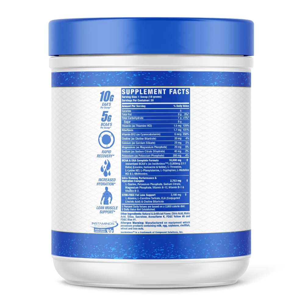 Ronnie Coleman Amino-Tone EAAs – Hydration, BCAAs & Recovery, Lemonade, 30 Servings