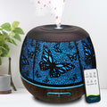 Roonbo 400ml Large Room Diffuser – Remote, 7-Color Lights, 3 Mist Modes