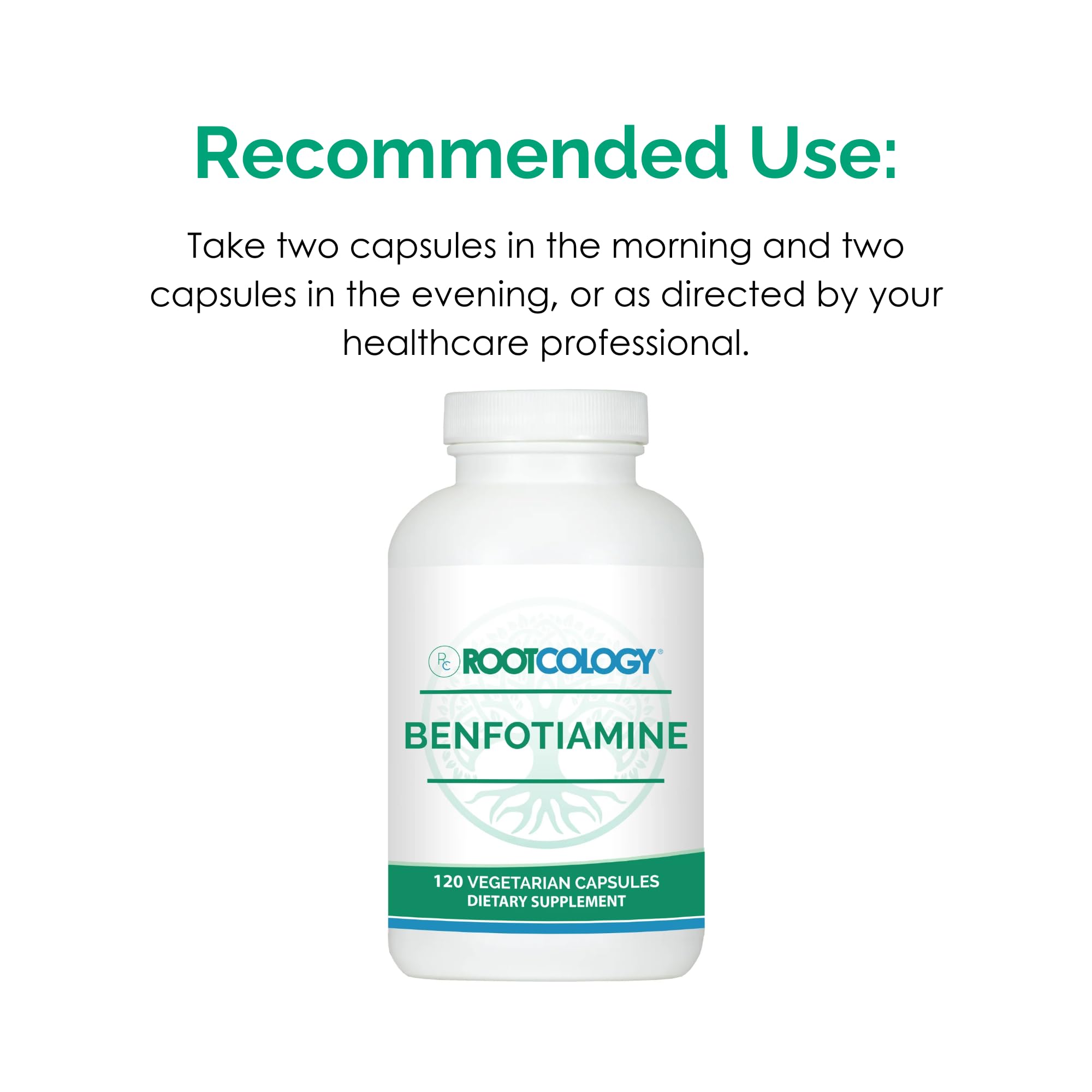 Rootcology by Dr. Izabella Wentz | Benfotiamine 300mg | 120 Capsules