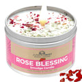 Rose Smudge Candle (6oz) – Love, Healing & Protection | Sage & Essential Oils | USA Made