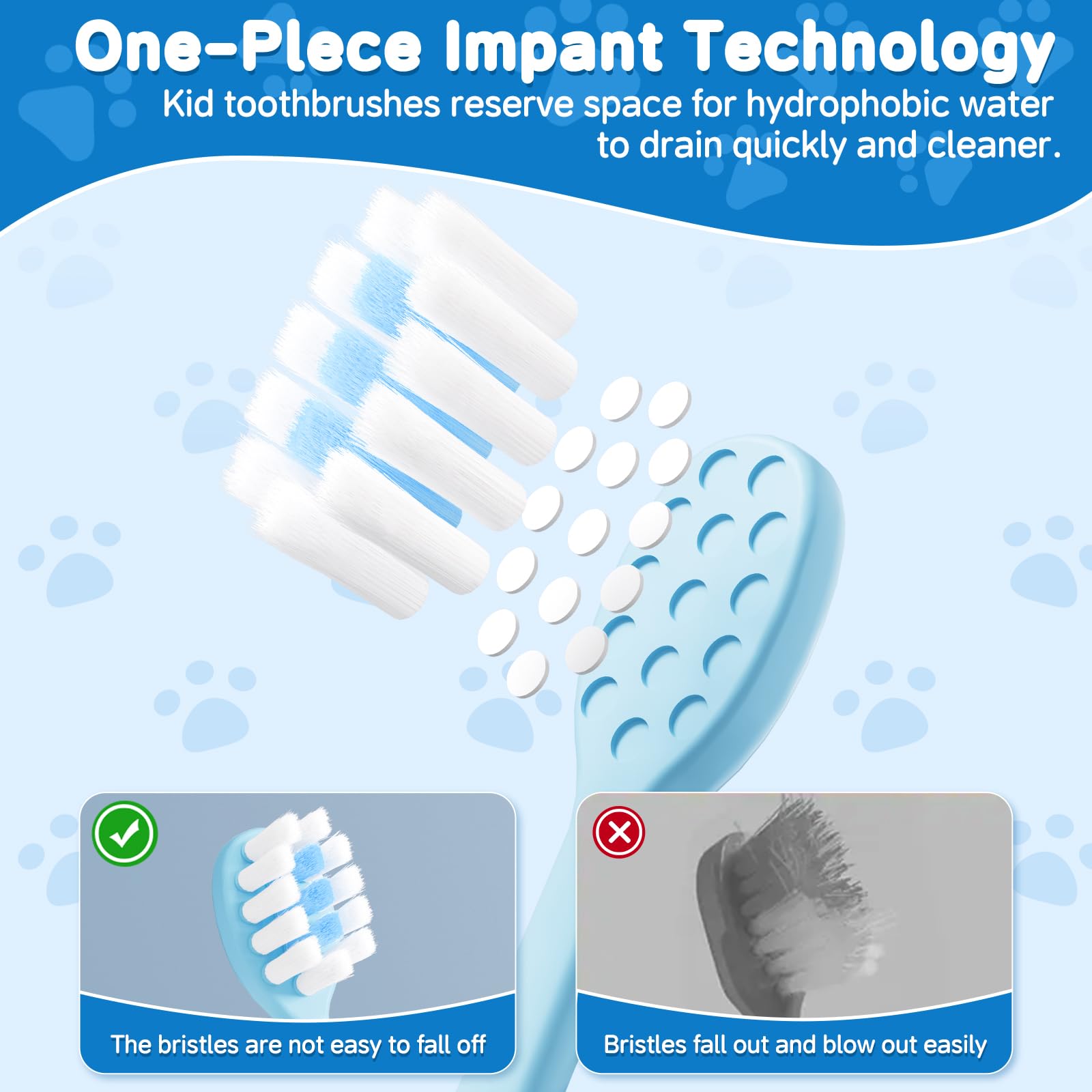 RoseFish 8 Pack Kids Toothbrushes - Extra Soft for Ages 2-8