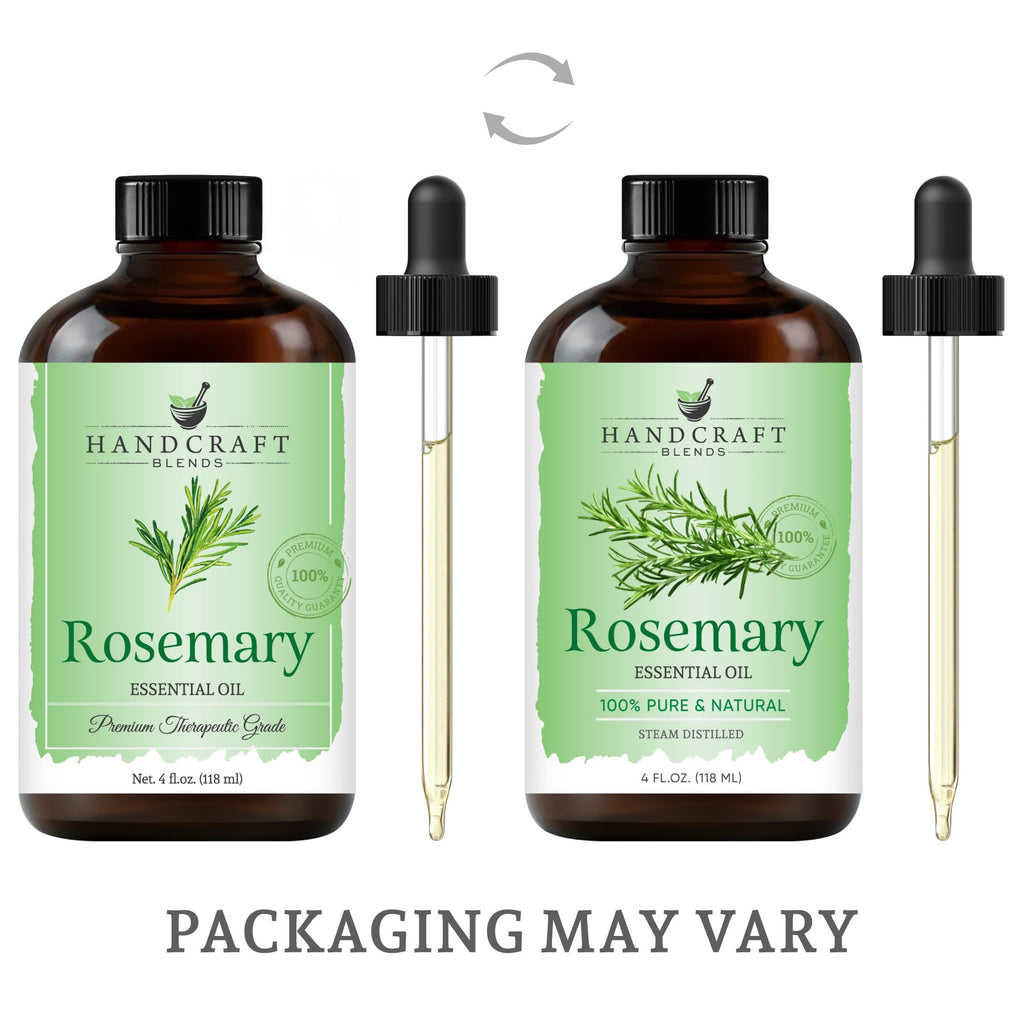 Handcraft Blends Rosemary Essential Oil – 4 fl oz – 100% Pure & Natural