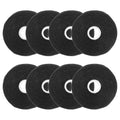 ROSENICE Bamboo Charcoal Dental Floss 50m – Mint Flavor, 8-Pack (Black)