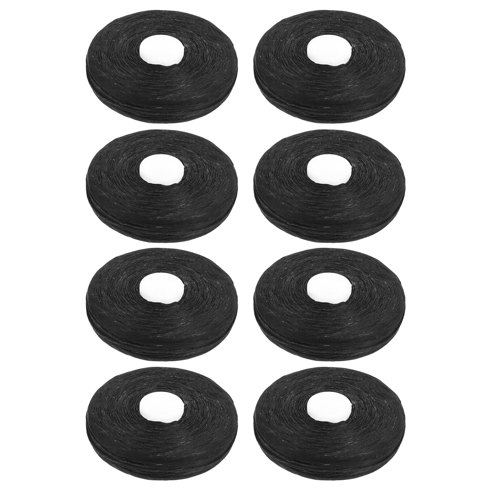ROSENICE Bamboo Charcoal Dental Floss 50m – Mint Flavor, 8-Pack (Black)