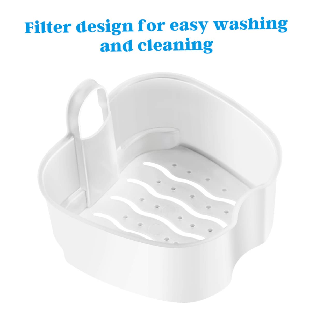 Rosenice Denture Storage Box Set 2 Pack with Strainer Basket | Portable ABS Case
