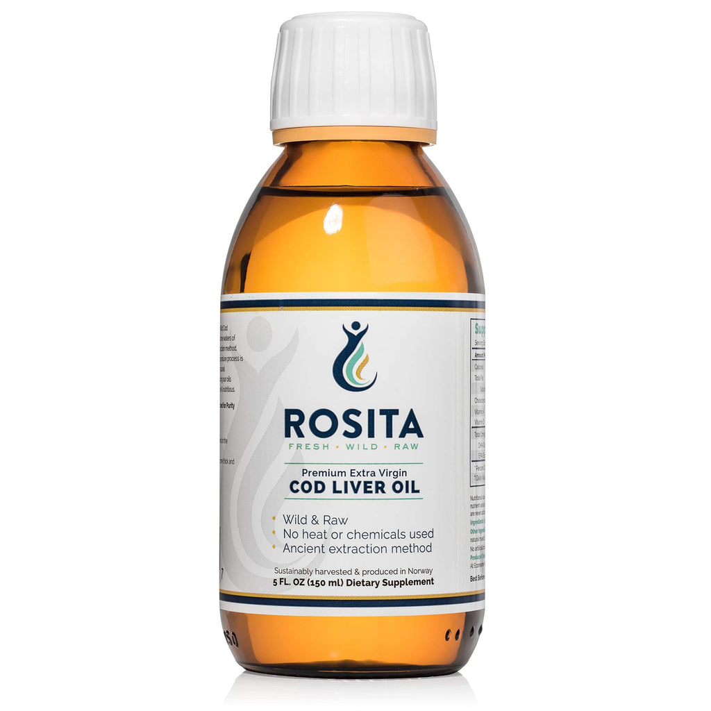 Rosita Extra Virgin Cod Liver Oil Liquid – Pure, Unprocessed, Sustainable Nordic Oil