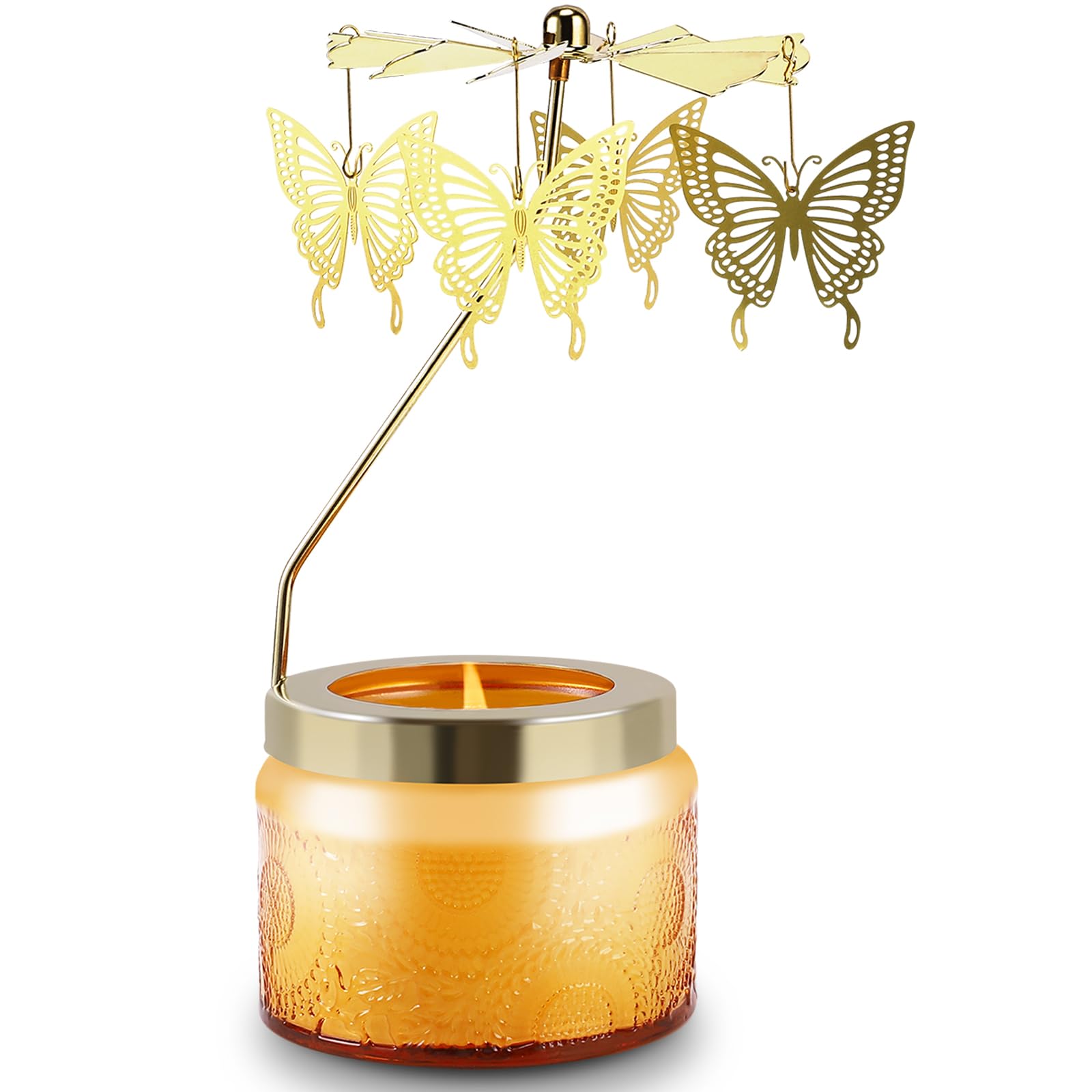 Rotatable Candle – Vanilla Cream Scented | Gifts for Women, Birthday, Anniversary, Christmas, Thanksgiving