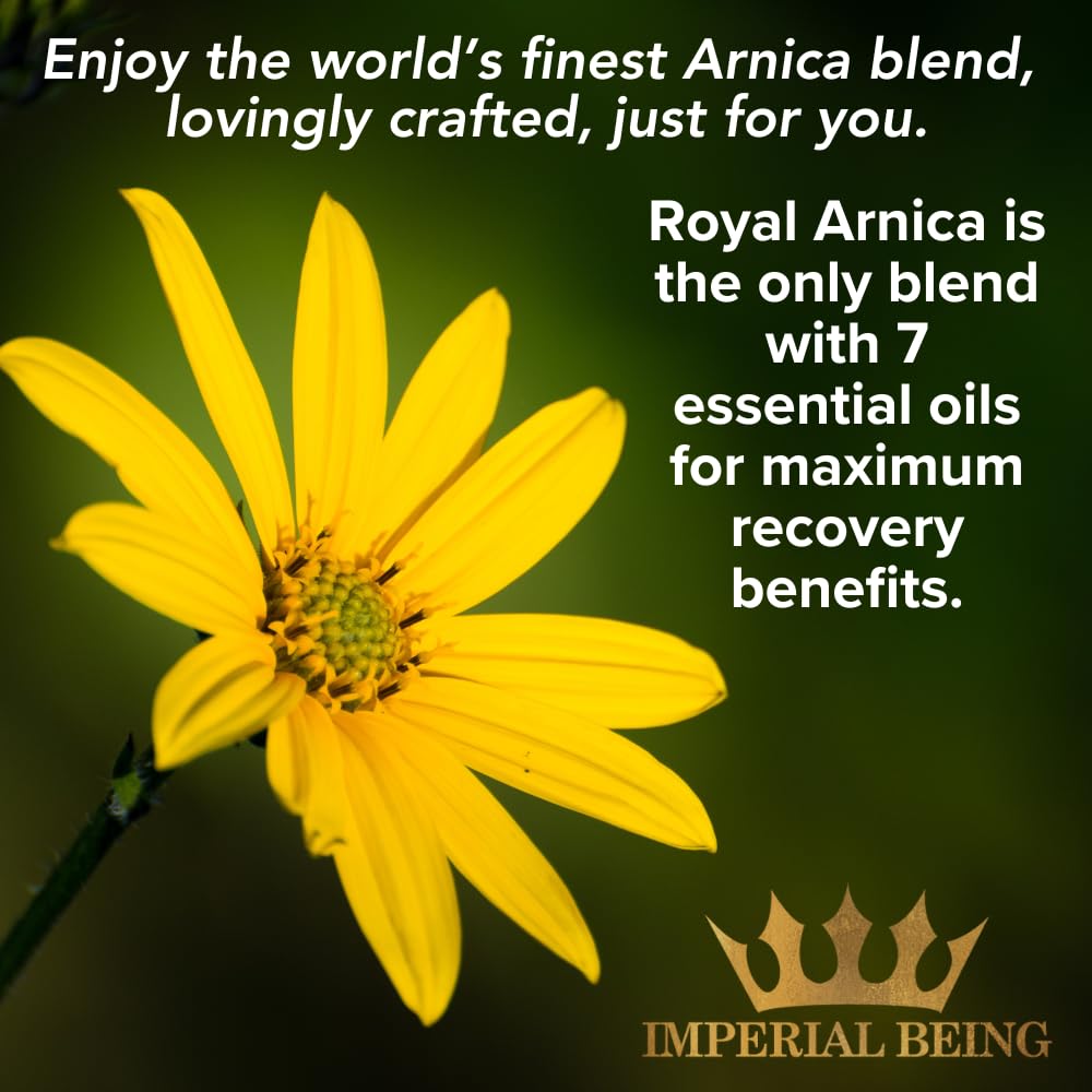 Royal Arnica Oil – Organic Herbal Blend for Muscle Recovery, Bruises & Joint Flexibility (1oz)