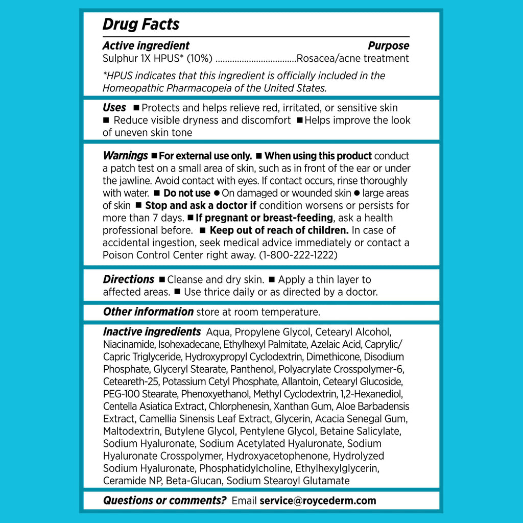 Roycederm Rosacea Treatment with Azelaic Acid – Redness Relief & Corrector for Sensitive Skin
