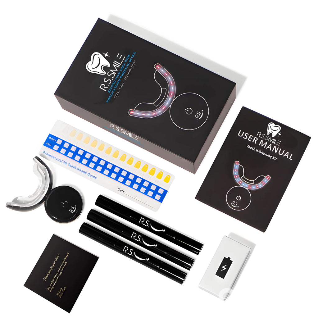 RS Smile Professional Wireless Teeth Whitening Kit – 32x Dual LED Lights