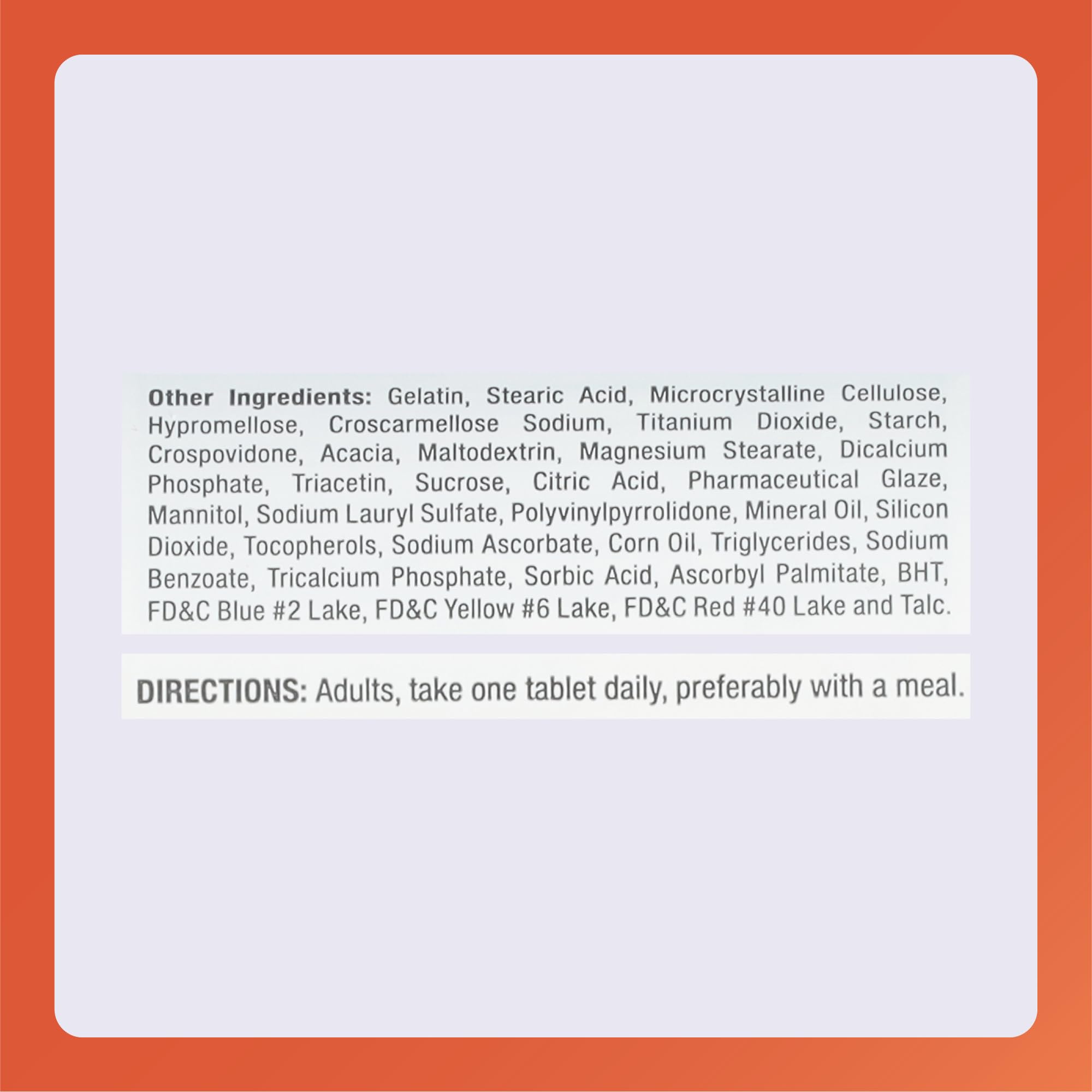 Rugby CertaVite Senior Multivitamin/Multimineral for Adults 50+ – 90 Tablets (1 Pack)