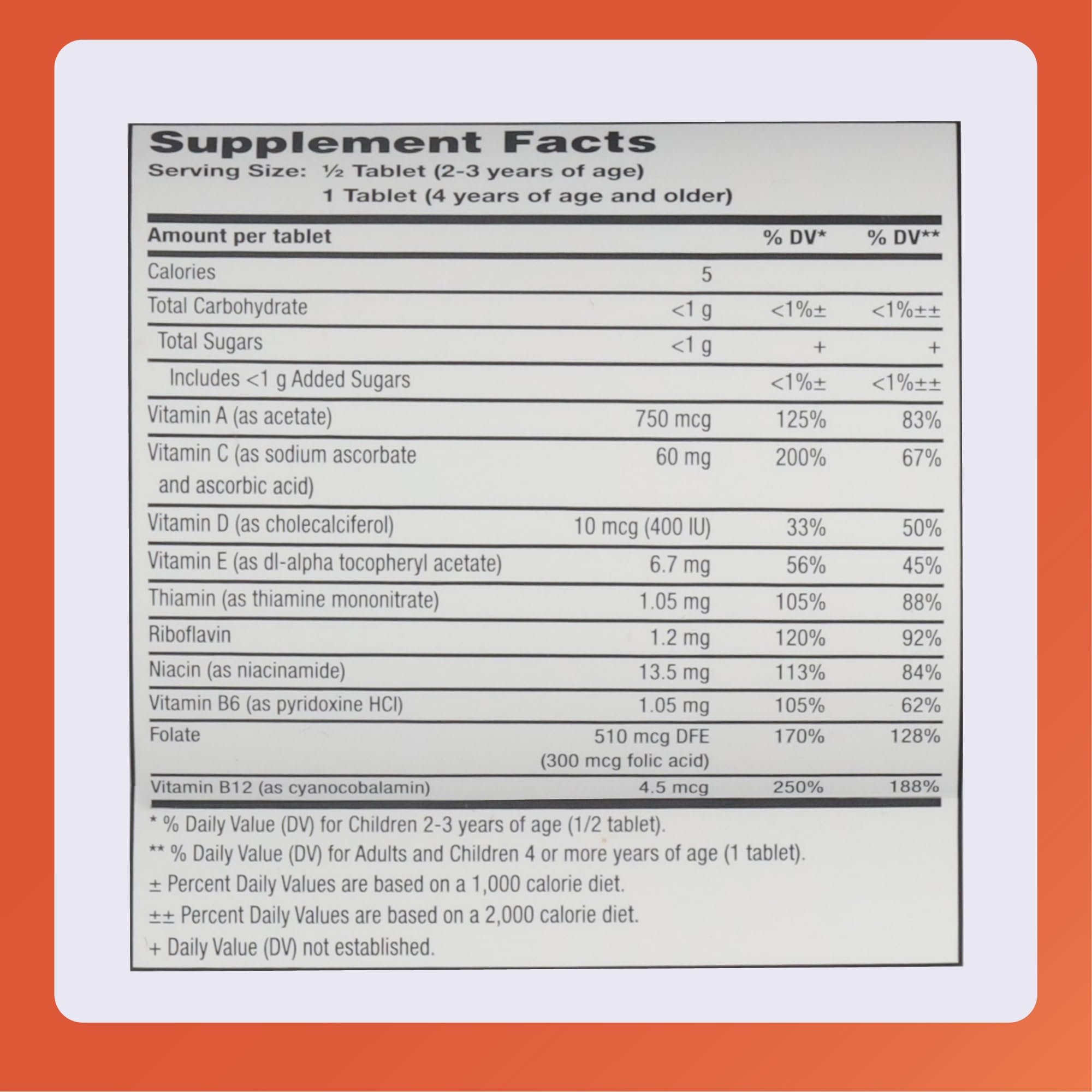 Rugby Children's Chewable Multivitamin Tablets – Kid's Dietary Supplement, 250 Count
