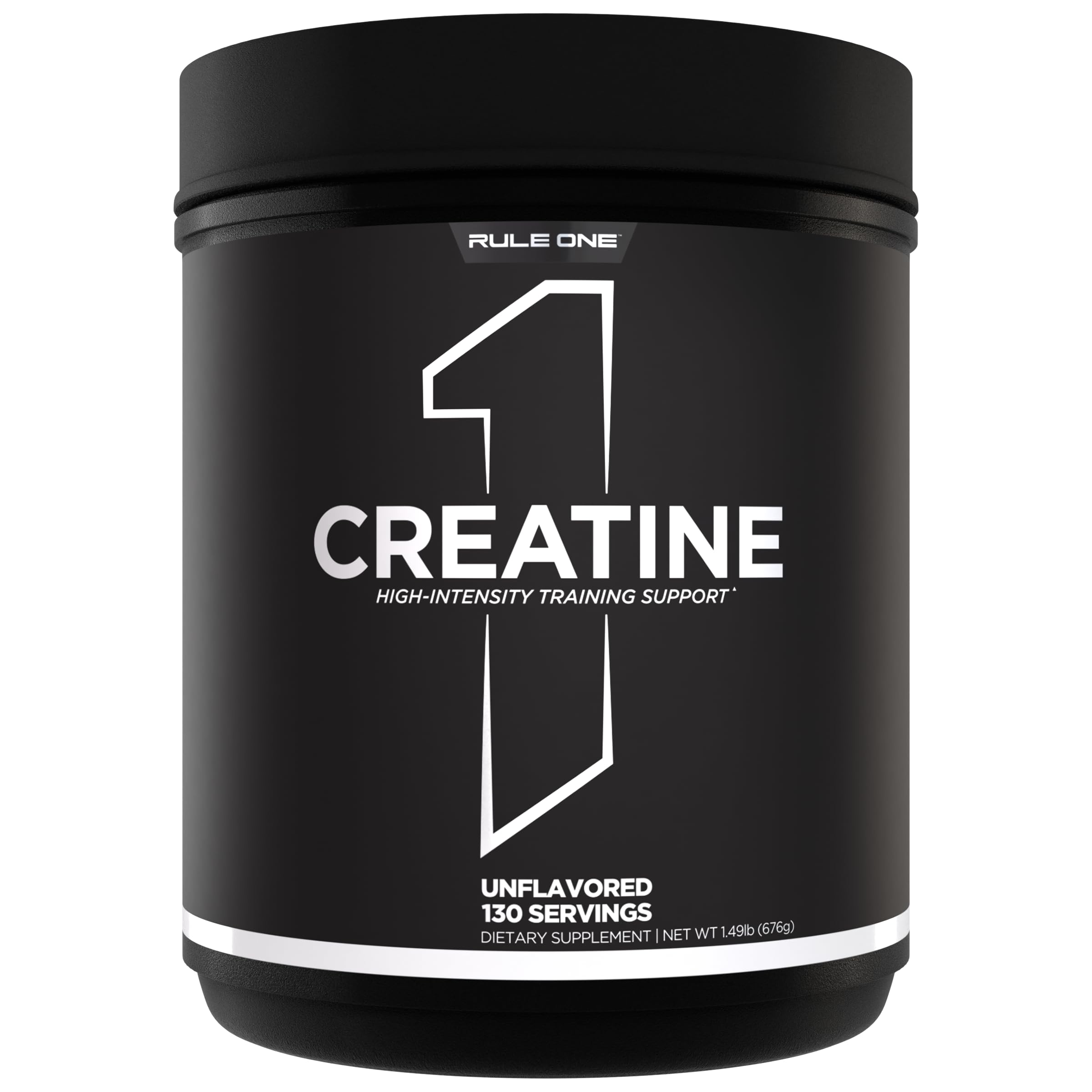Rule 1 Creatine Powder – Micronized Creatine Monohydrate (130 Servings, Unflavored)