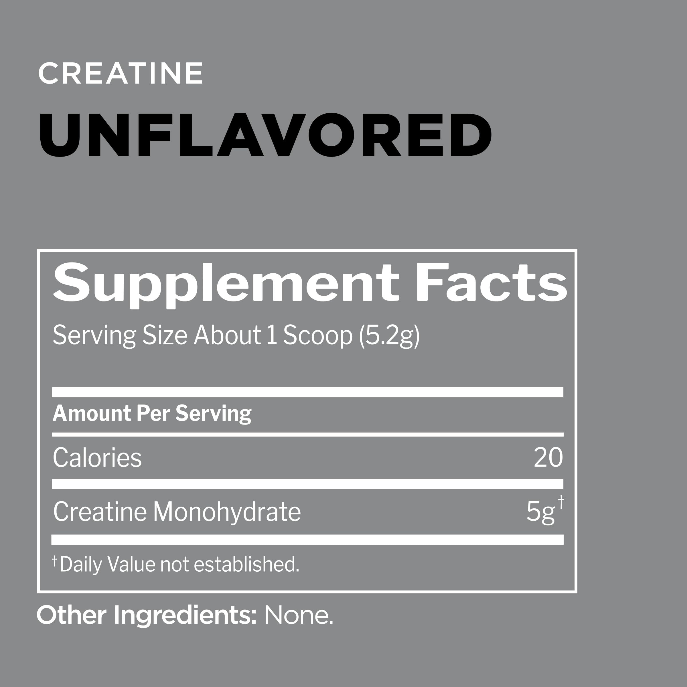 Rule 1 Creatine Powder – Micronized Creatine Monohydrate (130 Servings, Unflavored)