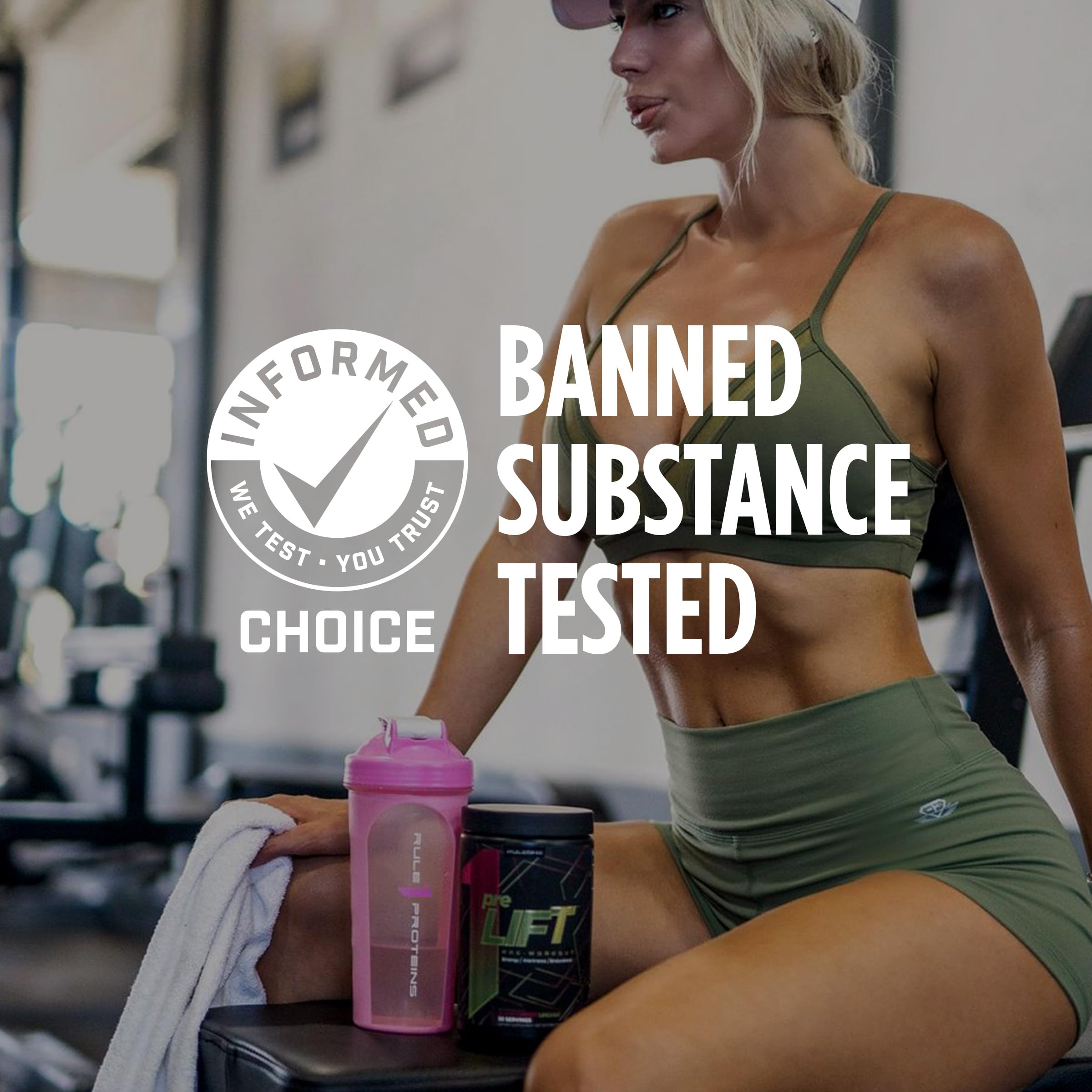 Rule 1 preLIFT Pre-Workout Snow Cone – 30 Servings, Citrulline, Beta-Alanine & Caffeine