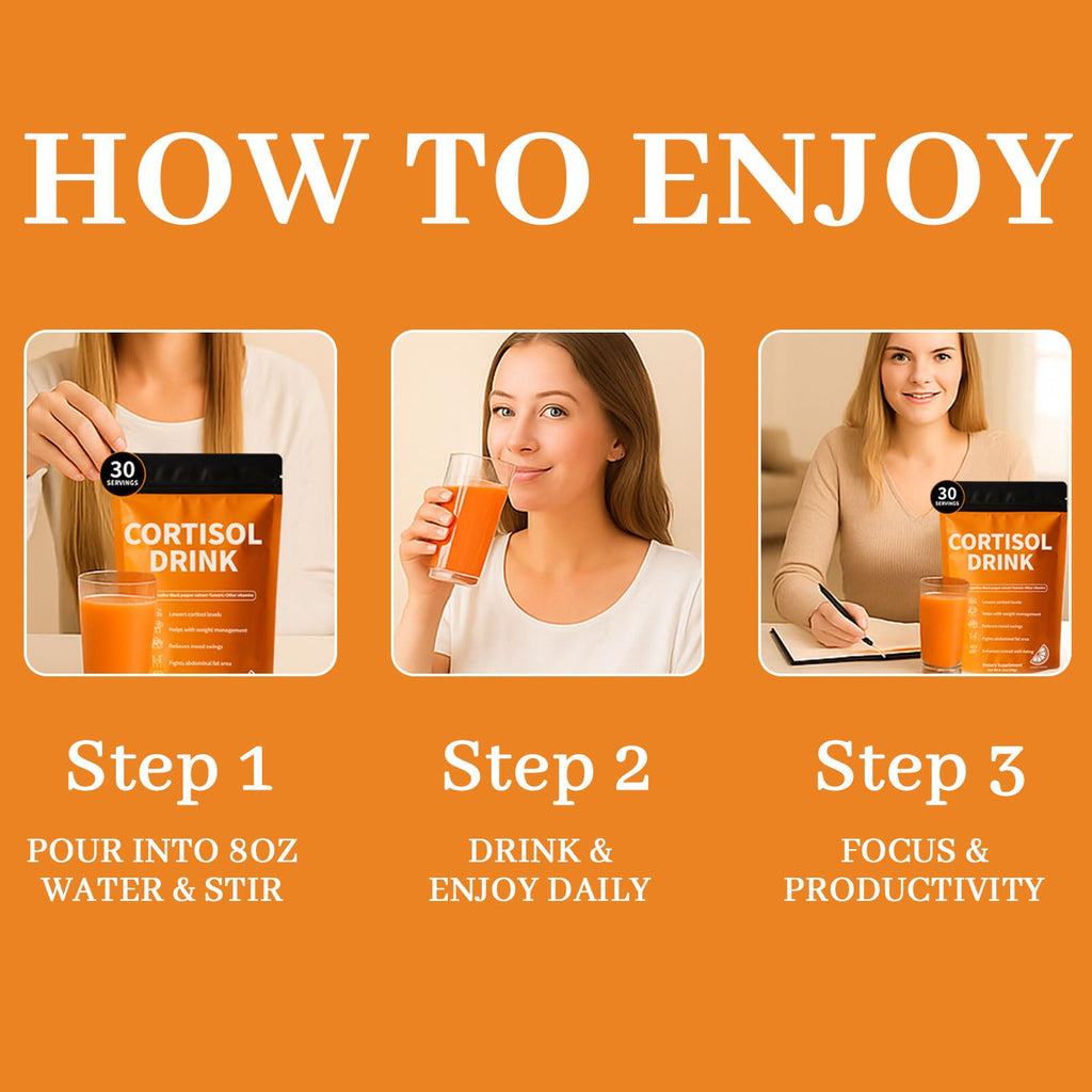Rulinal Cortisol Drink Powder | Balance Stress & Enhance Focus for Women