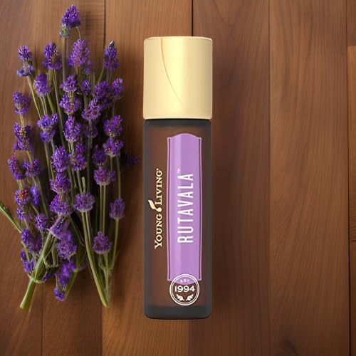 Young Living RutaVaLa Roll-On 10 ml | Calming Lavender, Valerian & Rue Blend